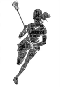 Women's Lacrosse Player