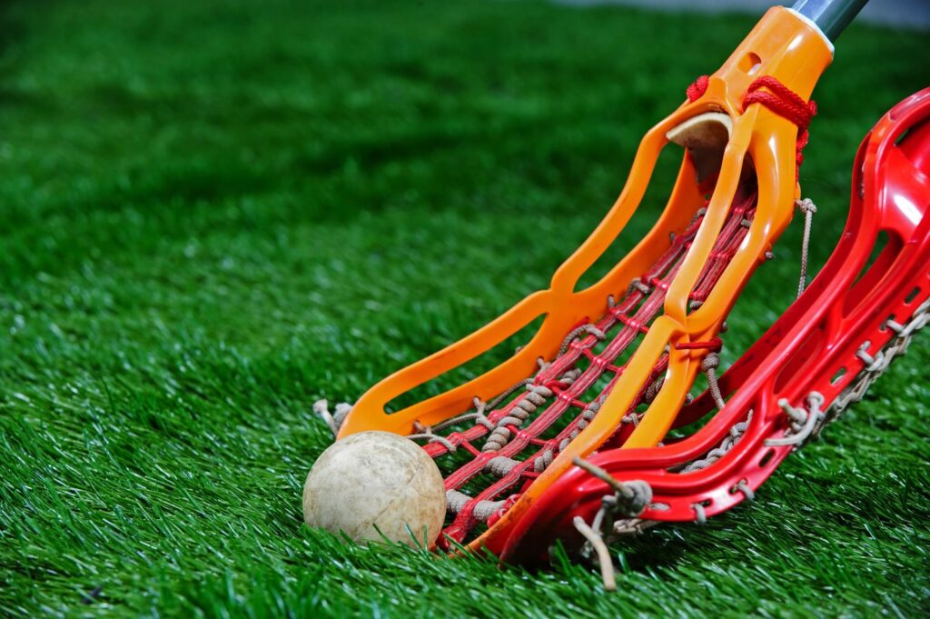 Lacrosse Sticks and Ball